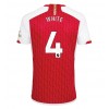 Arsenal Ben White #4 Hemmatröja 2023-24 Korta ärmar